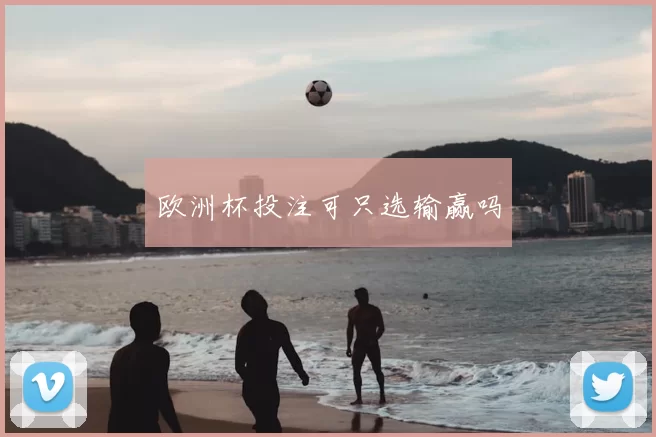 欧洲杯投注可只选输赢吗