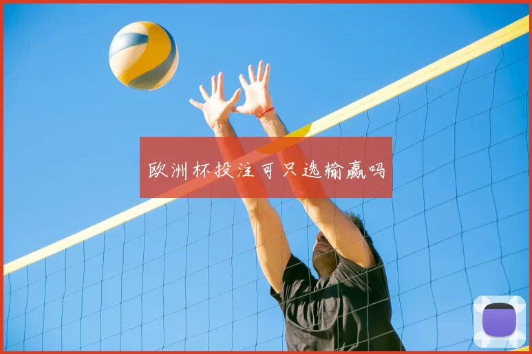 欧洲杯投注可只选输赢吗